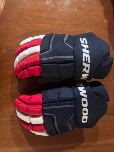 Sher-Wood Code Encrypt Pro Four Nations Team USA Gloves 14" (Used)