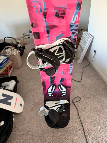 Snowboard Park With Bindings Medium Flex True Twin 158 cm (Used)