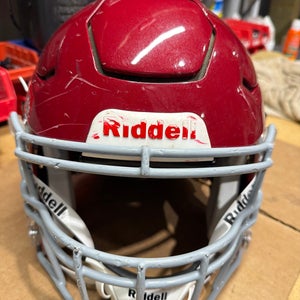 USED RIDDELL FLEX ADULT HELMET - XLARGE - PEARL CARDINAL