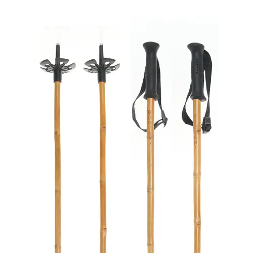 52in (130cm) Booyah Bamboo Ski Poles (New)