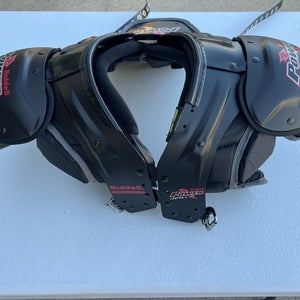 Riddell Power JPK+ Youth Shoulder Pads W/Back Plate Sz XS 32"-34"/ 14-15 READ