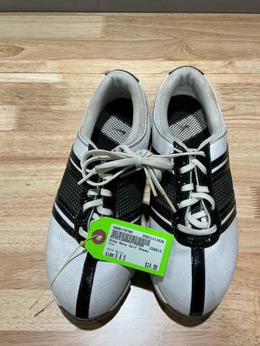 Nike (Used) Size M 8.5 (W 9.5) White Men's Golf Shoes