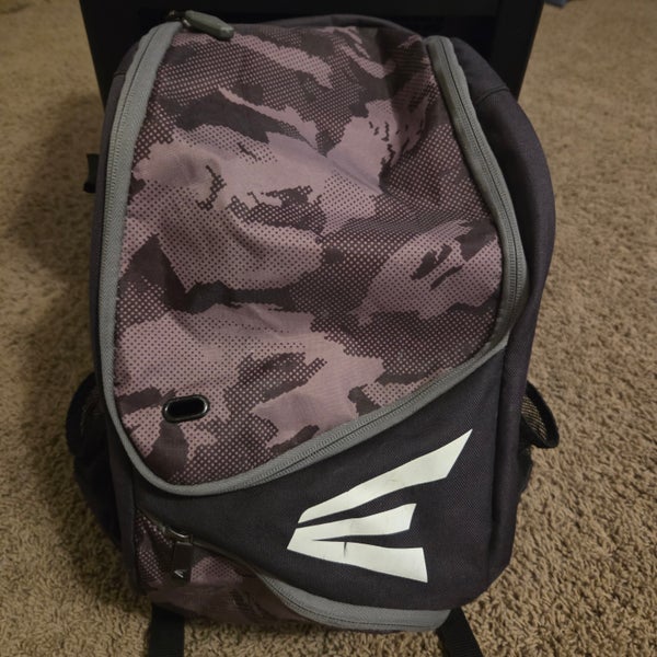 Easton Camouflage Youth Bat Backpack. Fence Hook, holds 2 bats, Glove, cleats, helmet