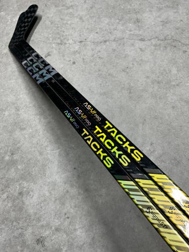 3 Pack - 90 Flex P92 New Senior CCM Right Hand Pro Stock Tacks AS-VI Pro Hockey Stick