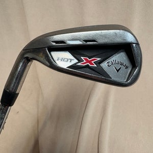 Men's 4 iron Callaway X hot Left Hand Regular Flex Steel Shaft (Used)