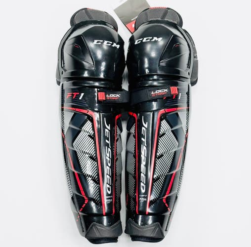 New CCM JetSpeed FT1 Shin Guards-17"