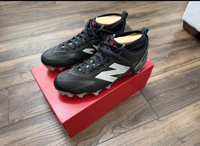 New Balance FreezeLX V5 Lacrosse Cleats Size 13 Men’s Black/White