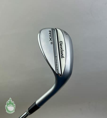 Right Handed Cleveland RTX-6 ZipCore Mid Wedge 60*-10 Wedge Flex Golf Club