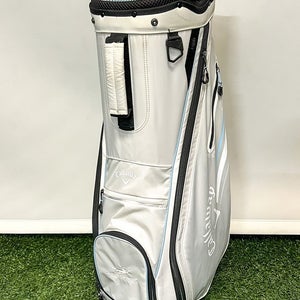 2023 Callaway CHEV 14 Way Golf Cart Carry Bag Silver/Glacier DragonRidge CC