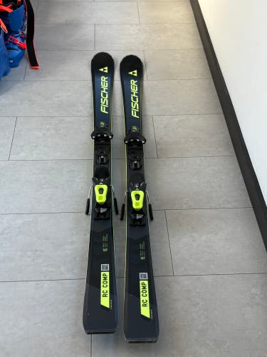 Unisex 2024 Fischer RC4 Race 167 cm All Mountain Skis With Bindings Max Din 10 (New)