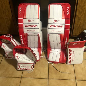 31" 2025 Bauer Reactor R5 Regular Goalie Full Set (Used)