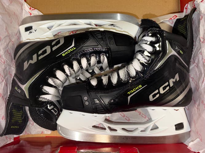2024 CCM Tacks XF 80 Hockey Skates Regular Width Size 5 (Very Lightly Used)
