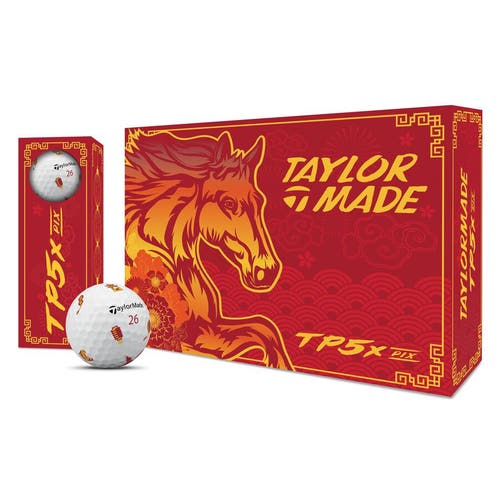TAYLORMADE TP5X PIX LUNAR NEW YEAR GOLF BALL DOZEN