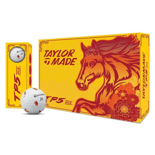 TAYLORMADE TP5 PIX LUNAR NEW YEAR GOLF BALL DOZEN