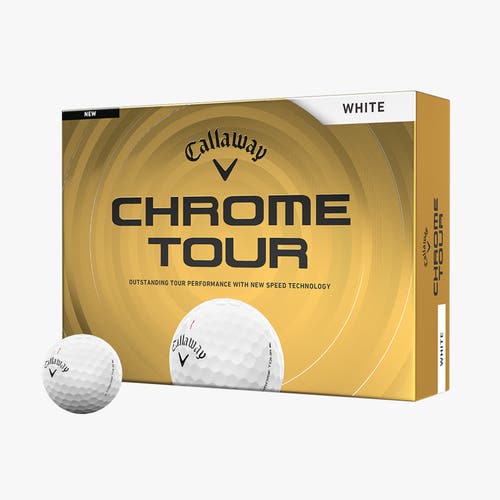 CALLAWAY CHROME TOUR WHITE 2026 GOLF BALL DOZEN
