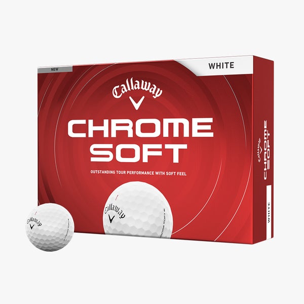 CALLAWAY CHROME SOFT WHITE 2026 GOLF BALL DOZEN