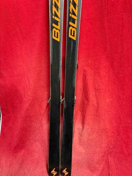 Skis: Blizzard Titan Nine skis, 181cm. Bindings: marker, binding