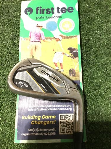 Callaway Ladies Mavrik Max W Lite 8 Iron Helium NanoCore 40LL I Graphite (35.5)