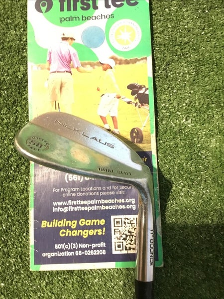Nicklaus Dual Slot Milled Face 58* Lob Wedge (LW) Stiff 300 Steel Shaft (35)