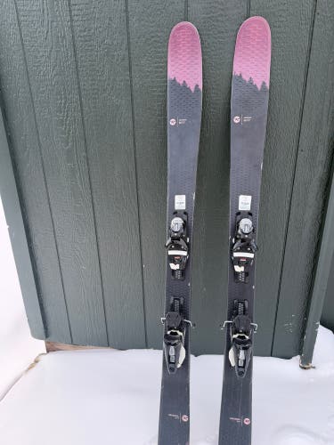 Women's 2019 Rossignol Sky 7 HD W 164 cm Powder Skis With Bindings Max Din 12 (Used)