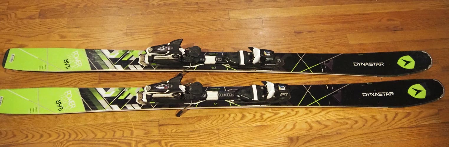Unisex 2017 All Mountain 179 cm Dynastar Power Track 89 Ti Skis With Bindings Max Din 12 (Used)