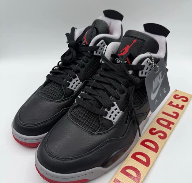 Nike Air Jordan 4 Retro Bred Reimagined AJ4 FV5029-006 Men display picture 1