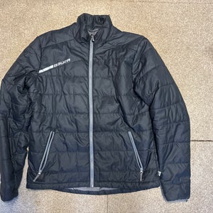 Men’s Black Small Bauer Team Puffer Jacket
