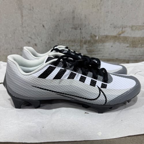 Nike Men’s Size 11.5 Vapor Edge Speed 360 White/Black Football/Lacrosse Cleats DQ5110-100 NEW