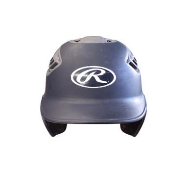Used Rawlings 6 7/8 - 7 5/8 Batting Helmet No Mask Navy Blue LG 11760-S000086737