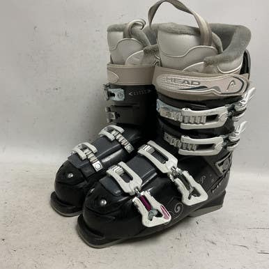 Used Head GP Womens DH Ski Boot Black And White 255 MP - M07.5 - W08.5 11855-S000198108