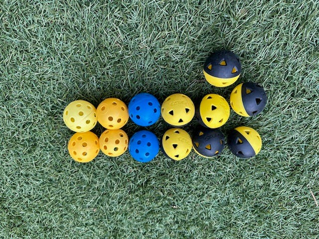 Practice Wiffle Golf Balls 12 Pack (1 Dozen) (Used)