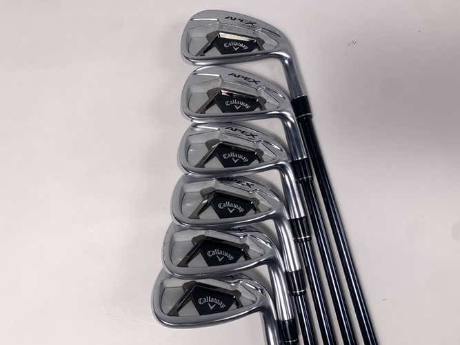 Callaway Apex 21 Iron Set 6-PW+AW UST Mamiya Recoil Dart F2 Senior Graphite RH