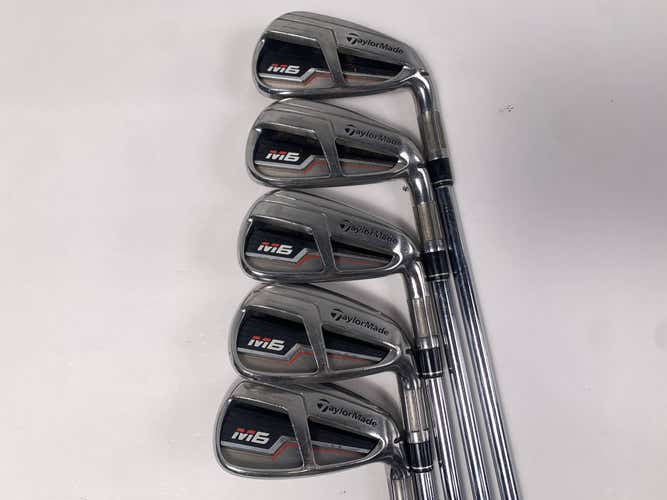 TaylorMade M6 Iron Set 5-9 KBS Tour Regular Steel Mens RH