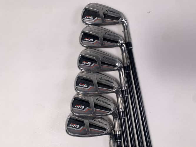 TaylorMade M6 Iron Set 5-PW Fujikura Atmos 6R Regular Graphite RH Midsize Grips
