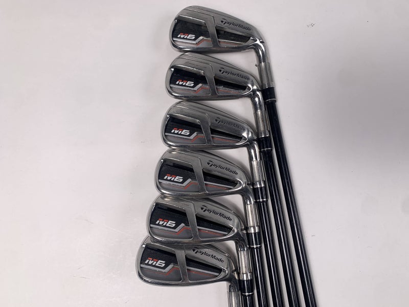 TaylorMade M6 Iron Set 5-PW Fujikura Atmos 6R Regular Graphite RH Midsize Grips