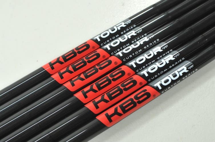 KBS Black Custom Tour 120g Stiff Flex 5-PW Iron Shaft Set .355 Steel # 209641
