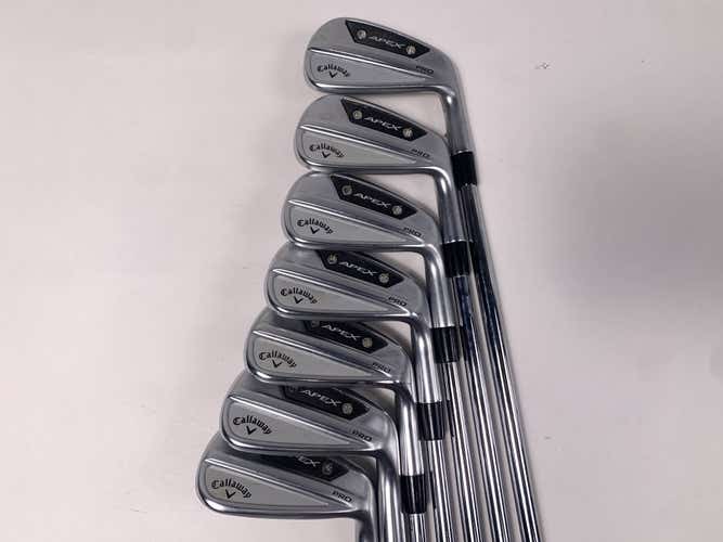 Callaway Apex Pro 24 Iron Set 5-PW+AW True Temper DG S400 Stiff Steel RH +1/2"