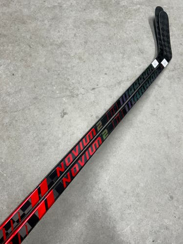 2 PACK 85 Flex P92M Senior Warrior Novium 2 Pro Left Hand Hockey Stick Pro Stock NHL (New)