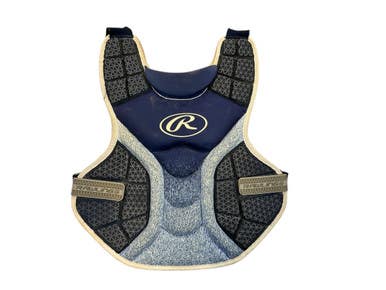 Used Rawlings SBCPVEL-N/W Catchers Chest Protector Royal Blue Intermed 11873-S000167070