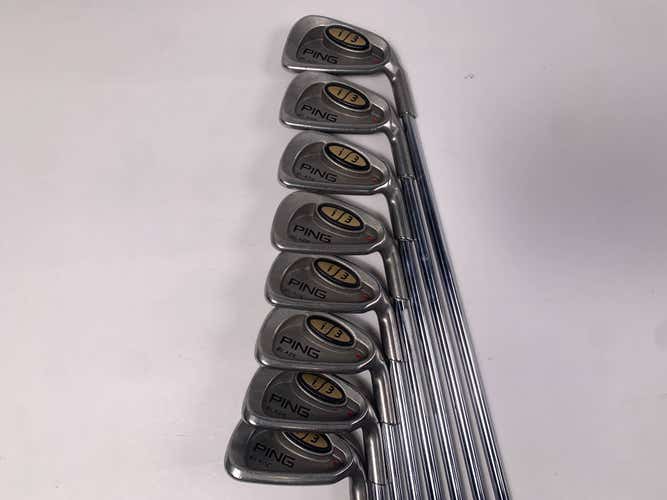 Ping i3 Blade Iron Set 3-PW Red Dot 1* Flat Cushin JZ Regular Steel Mens RH