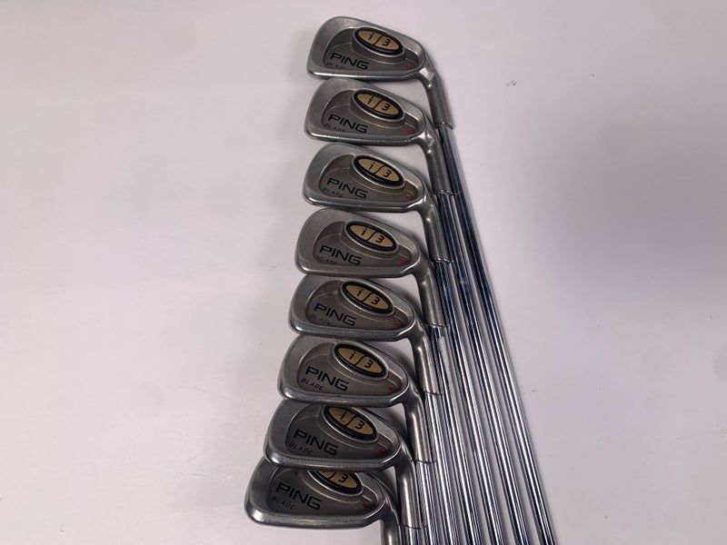 Ping i3 Blade Iron Set 3-PW Red Dot 1* Flat Cushin JZ Regular Steel Mens RH