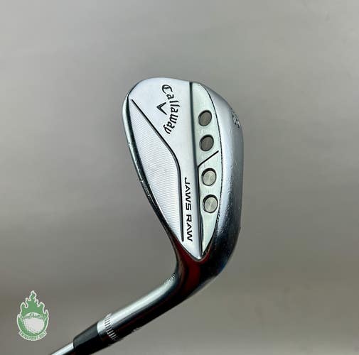 Used RH Callaway Jaws Raw Z Grind Wedge 60*-8 Neo 950GH Stiff Steel Golf Club