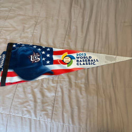 USA Baseball 2013 World Baseball Classic Wincraft Premium Quality Pennant Flag