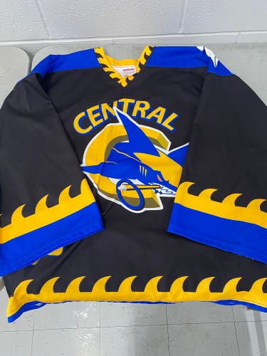 Unique Sharks goalie cut Jersey