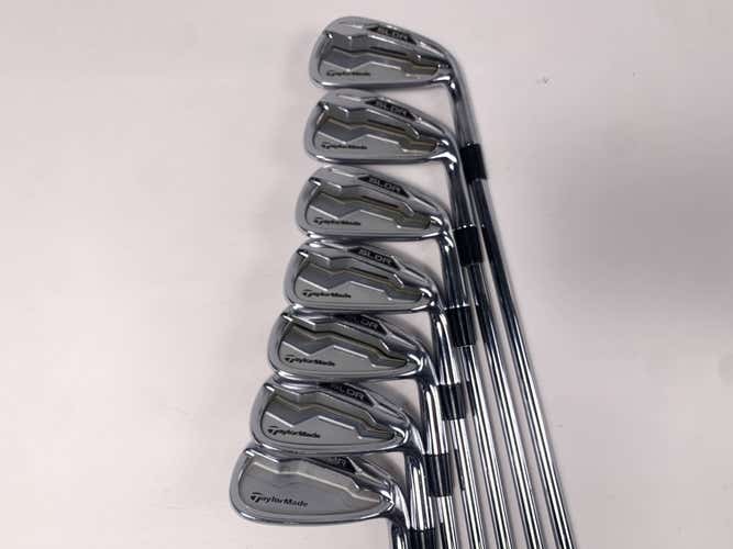 TaylorMade SLDR Iron Set 4-PW KBS Tour C-Taper 90g Stiff Steel RH Midsize Grips