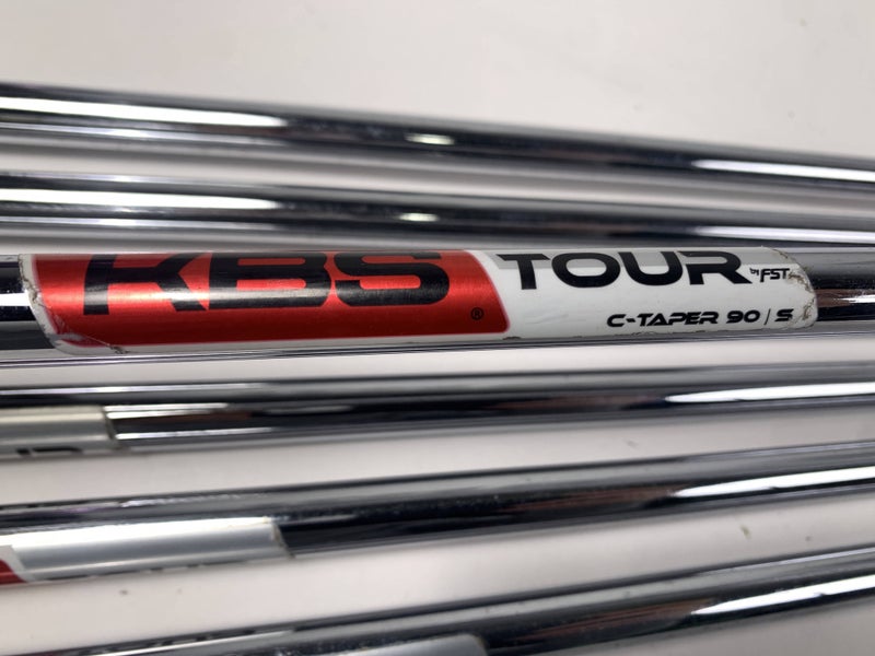 TaylorMade SLDR Iron Set 4-PW KBS Tour C-Taper 90g Stiff Steel RH