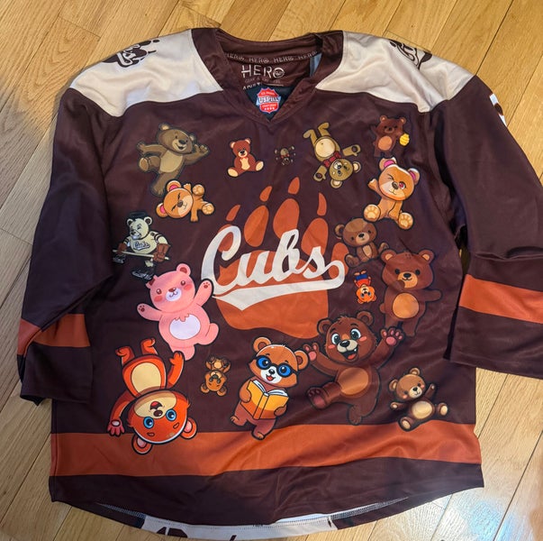 Hershey Cubs 25-26 Game Worn Teddy Bear Toss Jersey