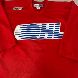 OHL red practice Jersey #3