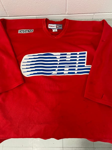 OHL red practice Jersey #3