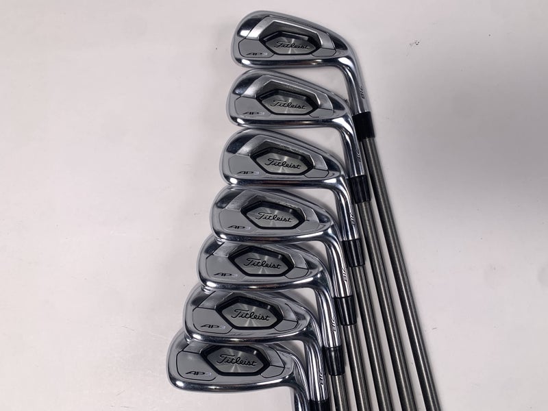 Titleist 718 AP3 Iron Set 5-PW+AW SteelFiber FC70 F3 Regular Graphite RH